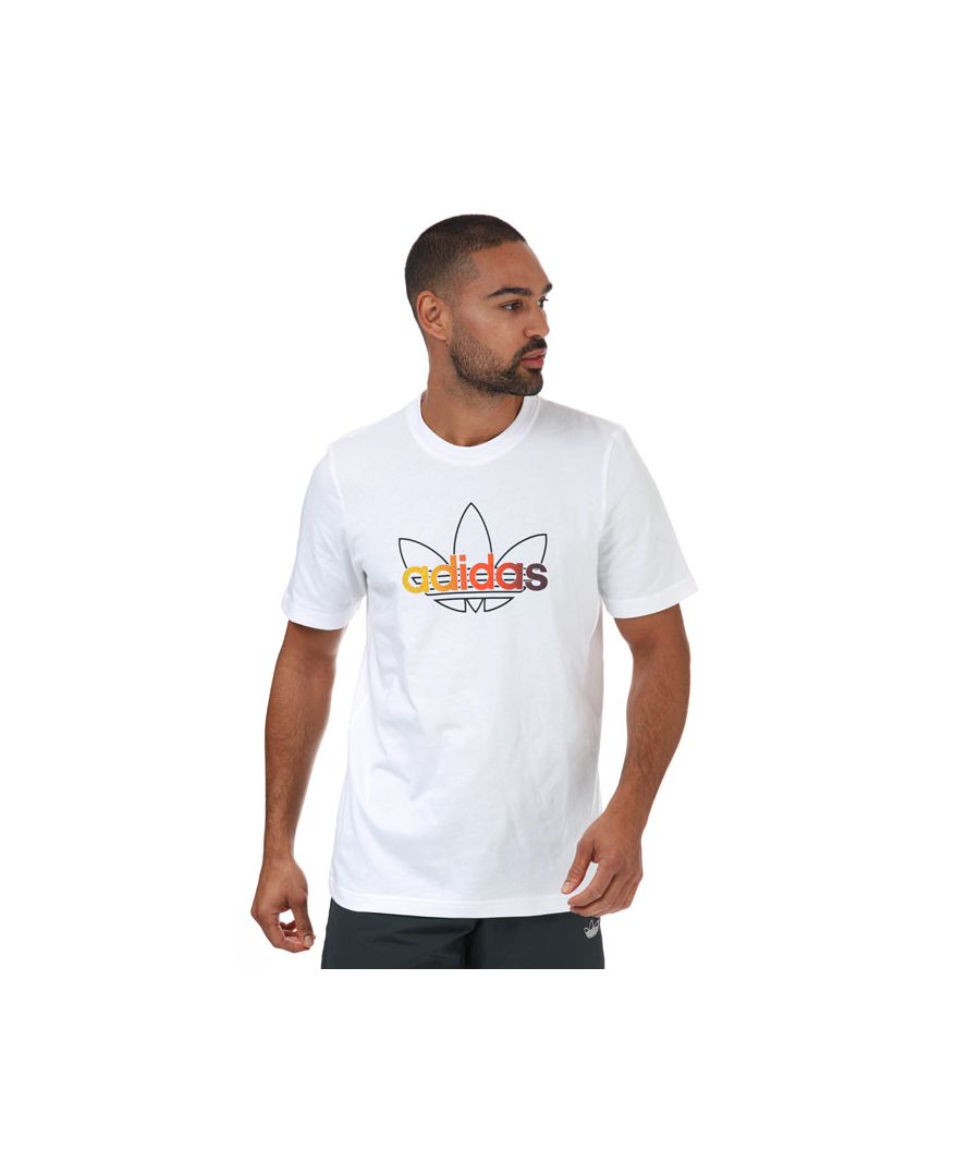 Men's adidas Originals SPRT Graphic T-Shirt in White