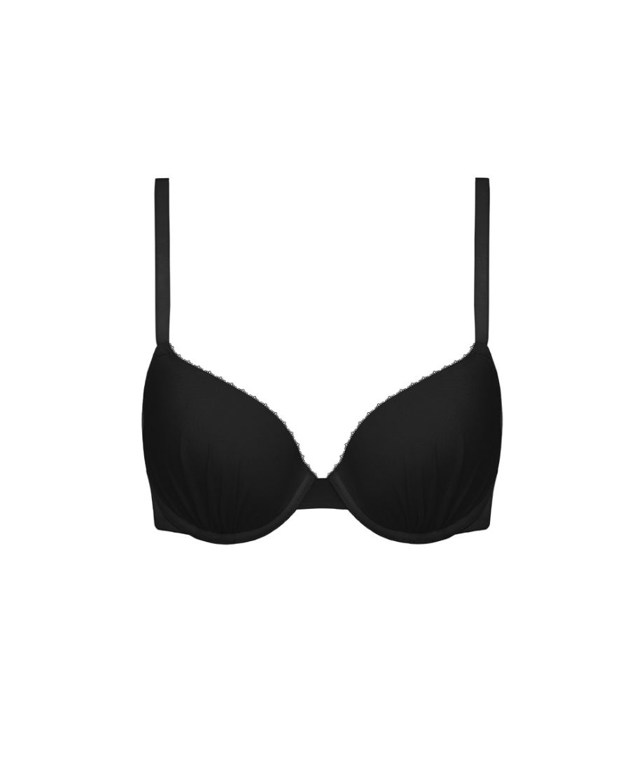 This Wonderbra Affordable T-Shirt bra is great for all occasions. It is lightly padded for a smooth shape under clothing. Fitted with adjustable straps and hook-eye fastening at the back. This bra is extremely comfortable.