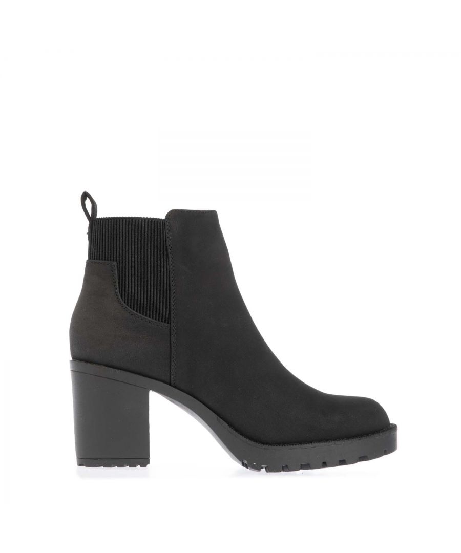 Dames Only Barbara Chelsea Boots met hak in zwart