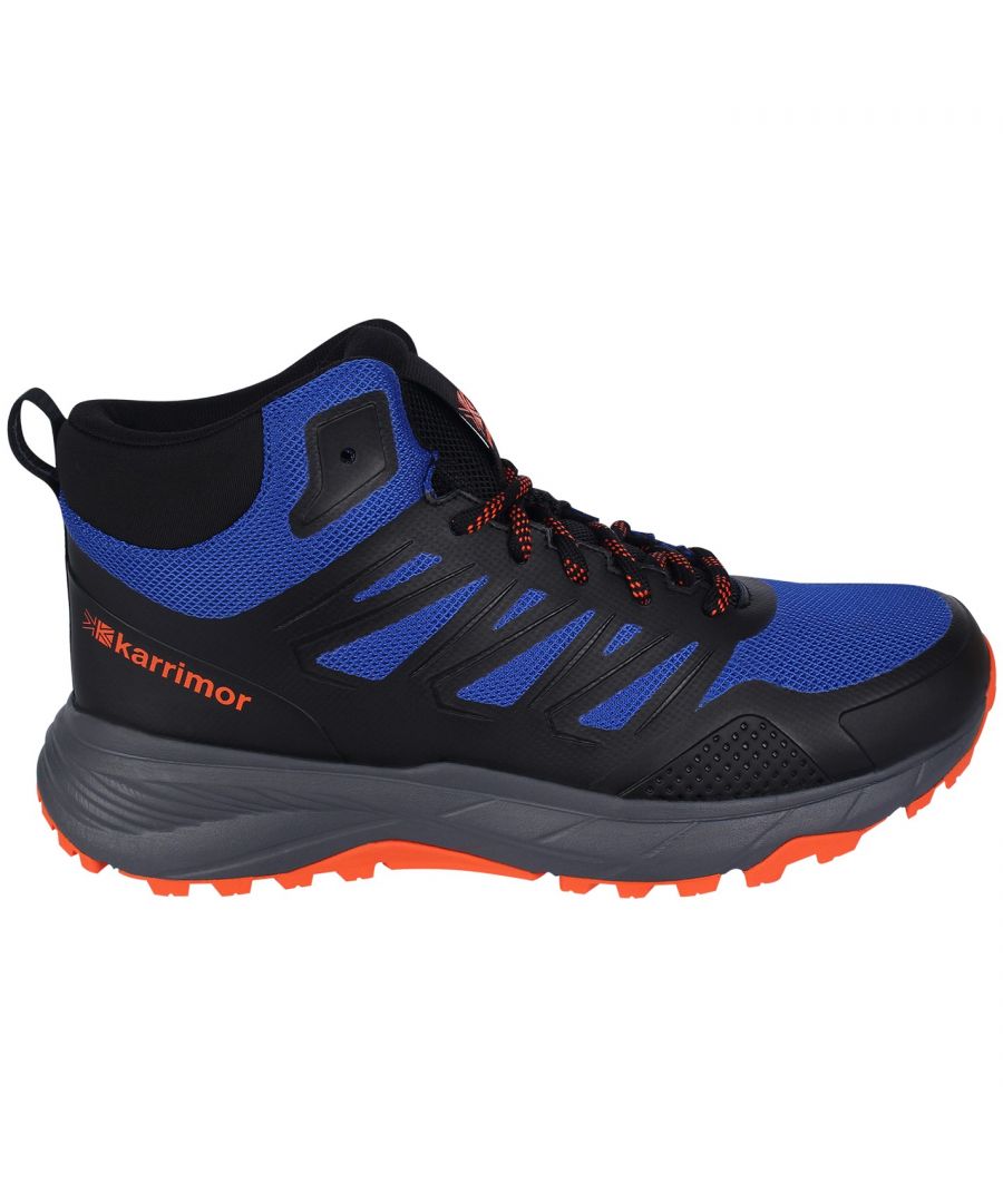 The anatomically designed studs on the premium Dynagrip sole unit maximise resistance and give the best traction going, so you will never get stuck in the mud again. The shoe itself is made up of 7 layers. These layers all have a different job to ensure these are waterproof, warm, and breathable, to keep your toes protected with a premium Ortholite insole for underfoot comfort. > Upper Material: Synthetic > Fastenings: Lace Up > Weatherproof: Waterproof > Insole Technology: Ortholite Insole > Sole: Rubber Sole > Style: Runners