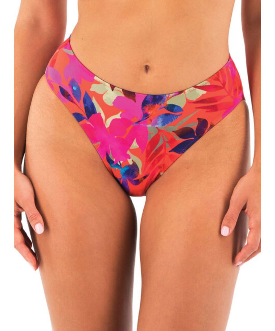 Fantasie Womens Playa Del Carmen Bikini Brief - Multicolour Polyamide - Size Large