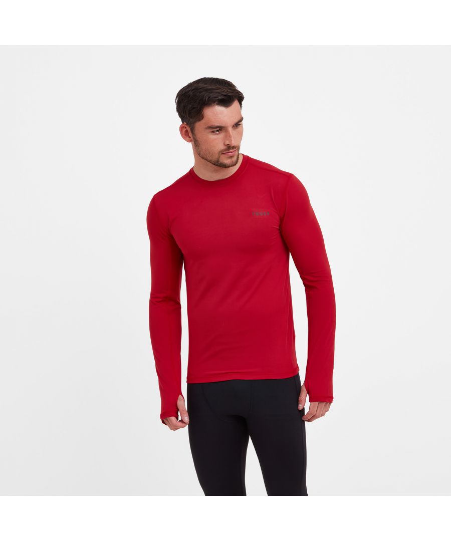 Image for Snowdon Mens Thermal Crew Neck Chilli Red