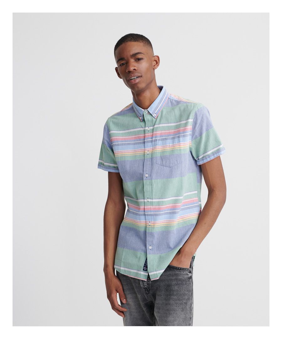 Image for Superdry Classic East Coast Oxford Short Sleeved Shirt
