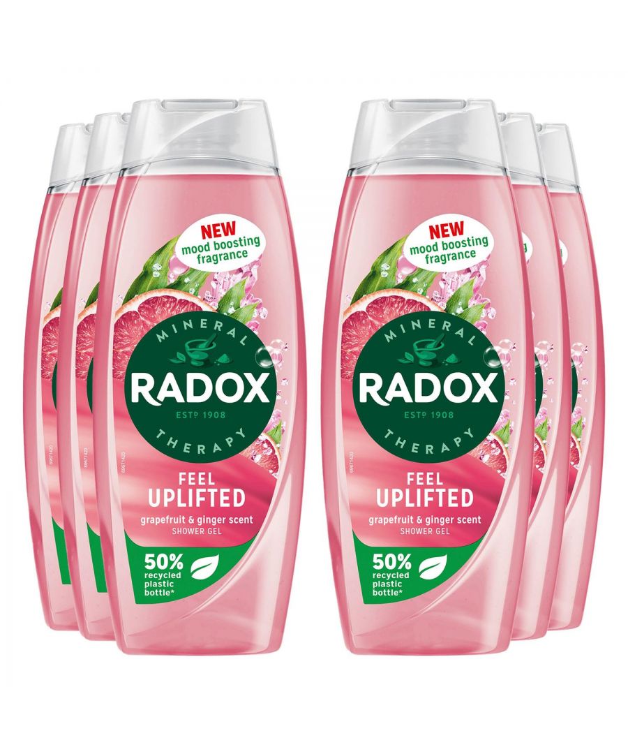 RADOX Mineral Therapy Feel Awake 2-in-1 Shower Gel & Shampoo cleanses your skin and recharges your batteries, making you feel refreshed with its new mood-boosting fragrance. It goes beyond cleansing the body and awakens your senses with the revitalizing scents of sea minerals and fennel. This refreshing skin cleanser features our unique blend of 4 minerals and 13 herbs, which activates with hot water to transform your shower into a mineral therapy ritual. Suitable for daily use, our body wash rinses off easily, leaving your skin feeling fresh and clean.\n\nRADOX Mineral Therapy Feel Awake 2-in-1 Shower Gel & Shampoo provides a refreshing shower experience that refreshes your senses.\nOur shower gel & shampoo is made with a unique blend of minerals and herbs which activates with hot water to cleanse and refresh you.\nFeel the fresh, energizing sea breeze invigorate you with RADOX Feel Awake Shower Gel, infused with a new mood-boosting fragrance of sea minerals and fennel. Our body wash is suitable for daily use – simply squeeze it out, lather on hair and body, and indulge in a refreshing shower experience. This skin cleanser is pH neutral and suitable for all skin types\nRADOX shower gels come in 50% recycled (excluding cap and label), 100% recyclable, and refillable bottles and can be used with the NEW Radox Feel Awake 500 ml Shower Gel Refill Pouch.\nHow to use: Apply when showering or bathing. Apply to the skin all over your body and then wash off with hot water. Suitable for everyday use.\n\nSafety Warning: Shower Gel & Body and Face Wash & Body Scrubs Avoid contact with eyes. If contact occurs, rinse thoroughly with water.\n\nBox Contain: 6x Radox 2in1 Body Wash & Shampoo, Feel Awake - 450ml