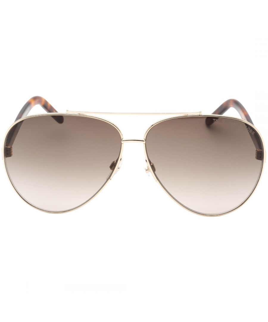 Marc Jacobs Unisex Jacob 522 006J HA Gold Sunglasses Metal - One Size