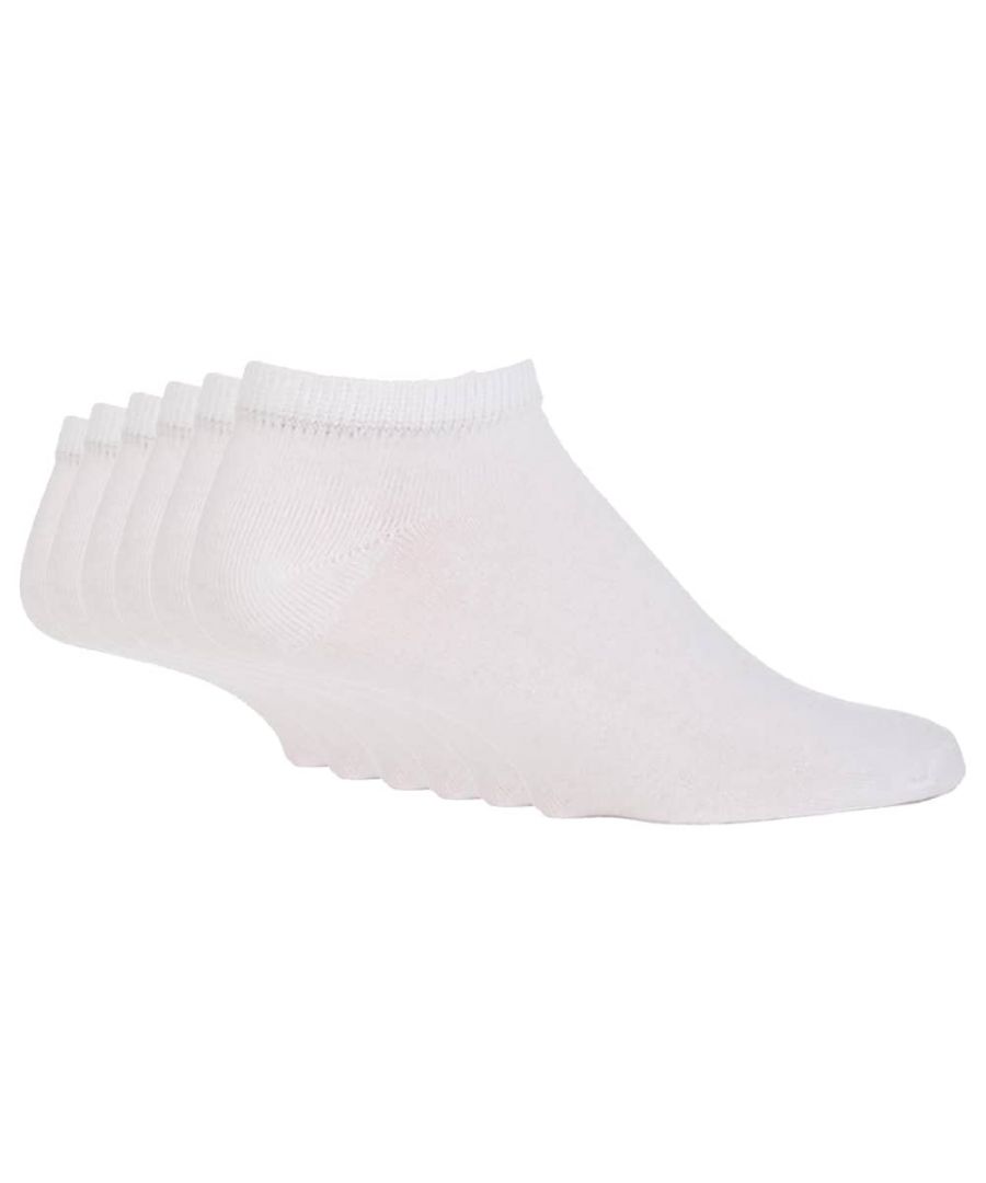 Sock Snob 6 Pack Mens Low Cut Quarter Length Bamboo Organic Cotton Trainer Socks