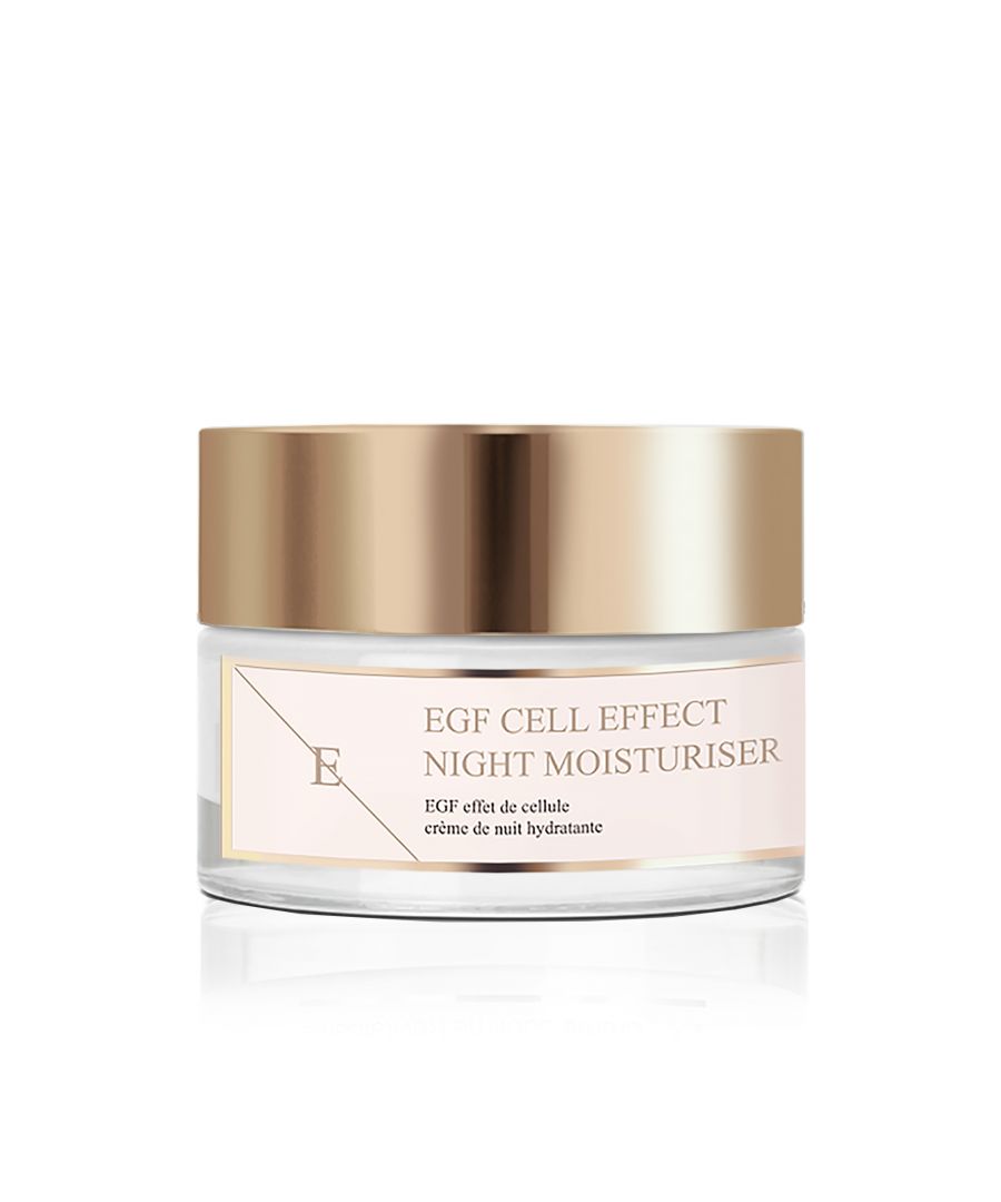 EGF CELL EFFECT NIGHT MOISTURISER\n\nEGF Cell Effect night moisturiser aims to boost hydration and skin renewal for a smooth youthful looking skin. This night moisturiser contains a unique ingredient called SH-Oligopeptide-1 that has an identical chemical structure to an epidermal growth factor. Epidermal growth factor works to increase the rate of renewal of the skin smoothing the look of wrinkles and fine lines.\n\nKey Ingredients:\n\nSH-OLIGOPEPTIDE-1\nSH-Oligopeptide-1 that has an identical chemical structure to an epidermal growth factor. Epidermal growth factor works to increase the rate of renewal of the skin smoothing the look of wrinkles and fine lines.\n\nSODIUM HYALURONATE\nHyaluronic Acid is naturally found in our skin, as we age our body's natural production of hyaluronic acid slows down. Hyaluronic acid is a key element making the skin looking plump and youthful as it holds moisture 1000 times its own weight. Our hyaluronic acid is called Sodium Hyaluronate and it is a smaller size of hyaluronic acid that is able to penetrate and hydrate more deeper levels of the skin than normal hyaluronic acid.\n\nJAPANESE TEA OIL\nJapanese tea oil is high in antioxidants that protect the skin from free radical stress that can damage the skin.\n\nSHEA BUTTER\nShea butter is known for its moisturising and skin softening benefits. It is also high in vitamin E, A and F that protect the skin from free radical stress.\n\nARGAN OIL\nArgan oil is lightweight quickly absorbing oil with great fatty acids ratio that moisturises the skin and boosts skin softness.\n\nUSAGE: Apply a pea-sized amount of the cream on cleansed face, neckline and neck in the evening.