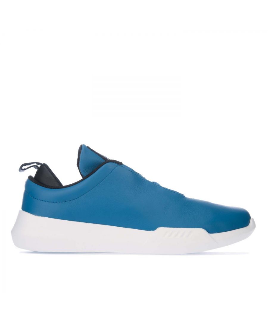 Mens K- Swiss Gen- K Icon Trainers in blue.- Seaport blue leather upper.- Lace up closure.- IMEVA midsole.- Molded EVA sock liner.- Rubber outsole.- Leather upper  Textile lining  Synthetic sole.- Ref: 05577432