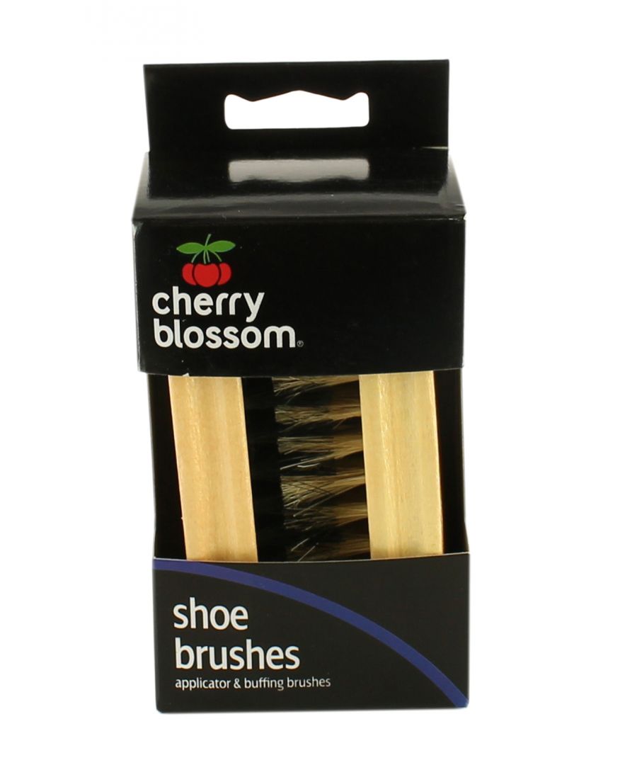  Twin Brush Set Shoe Care brown multi - Multicolour - One Size