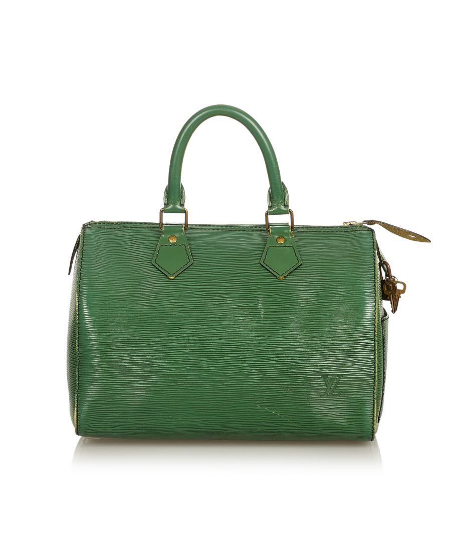 Image for Vintage Louis Vuitton Epi Speedy 25 Green