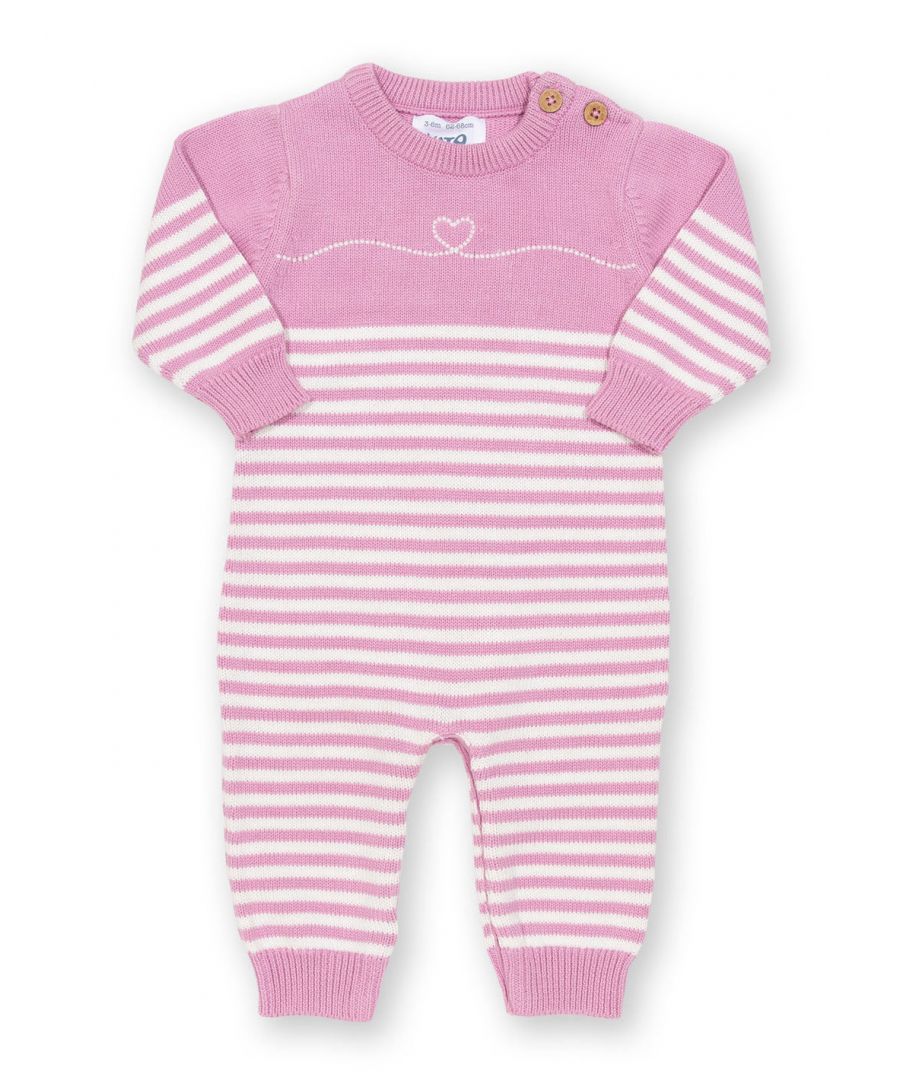 Kite Boy's Girl's Baby Girl Sweetheart Knit Romper|Size: Newborn|pink
