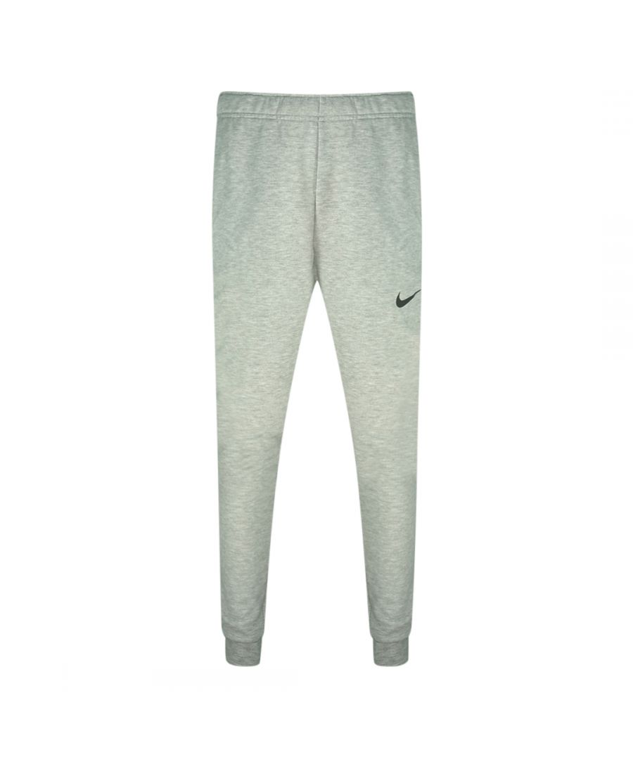 Nike Mens Standard Fit Grey Sweat Pants Cotton - Size Medium