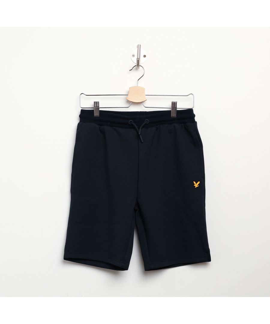 Lyle & Scott Boys Boy's And Sport Tech Fleece Shorts in Navy - Size 7-8Y