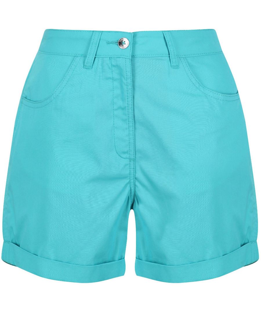 Image for Regatta Womens Pemma Organic Coolweave Cotton Summer Shorts
