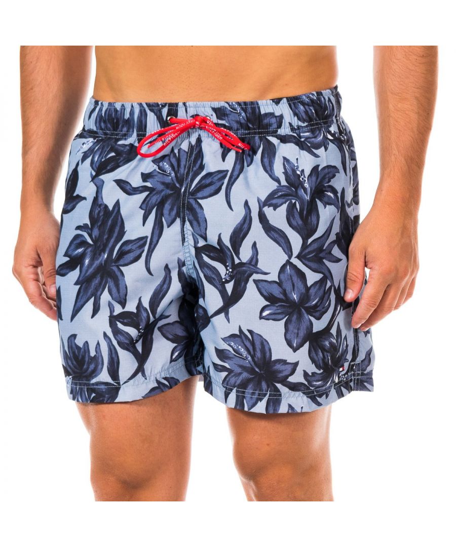 Tommy Hilfiger Mens Swimsuit with drawstring and mesh lining 0P87872991-416 men - Blue - Size Small