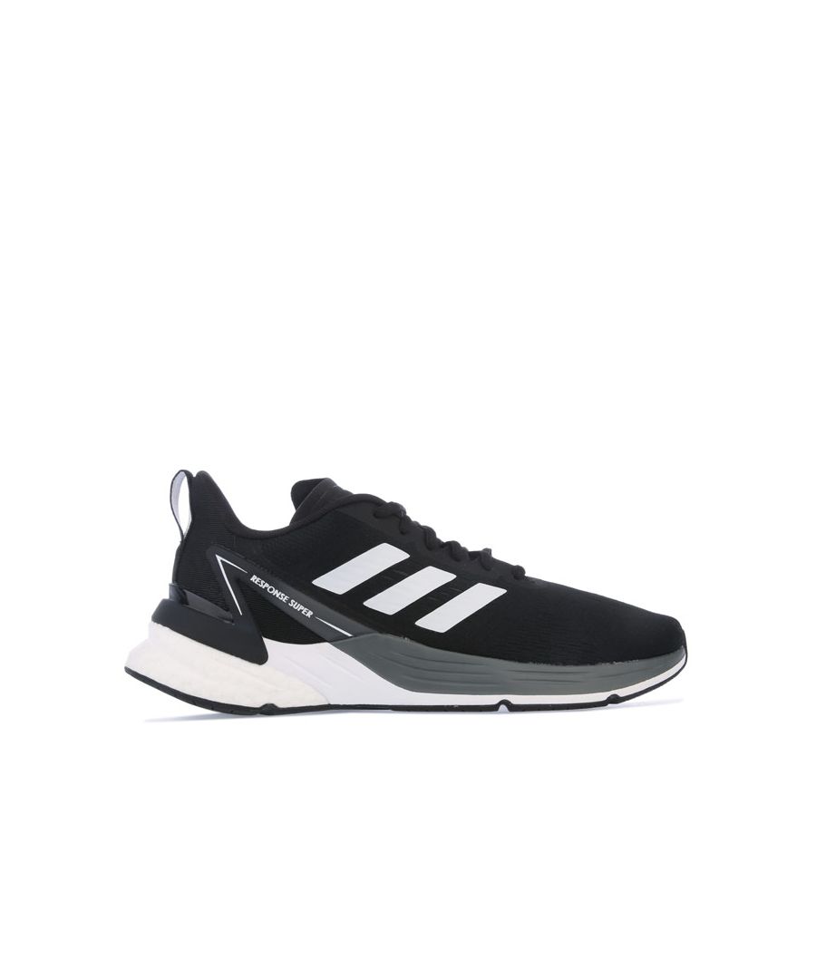 Image for Men's adidas Response Super Running Shoes in Black-White