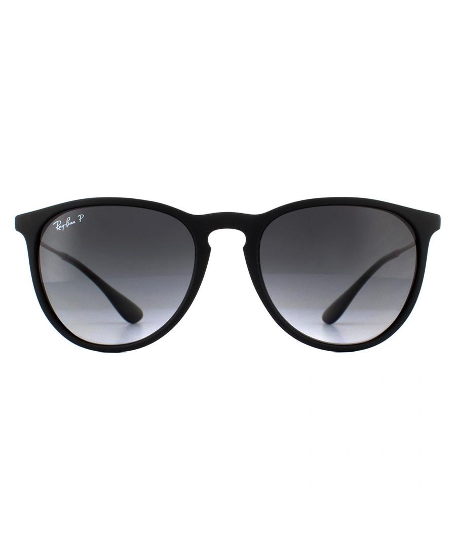 Image for Ray-Ban Sunglasses Erika 4171 622/T3 Black Grey Gradient Polarized