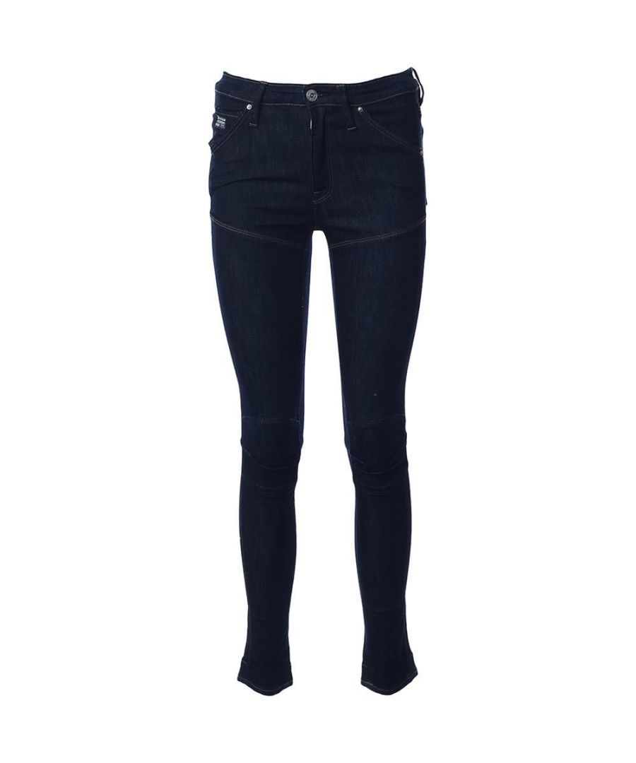 - Colour: raw denim- Rise: Ultra High- Fit: Skinny- Refer to size charts for measurements