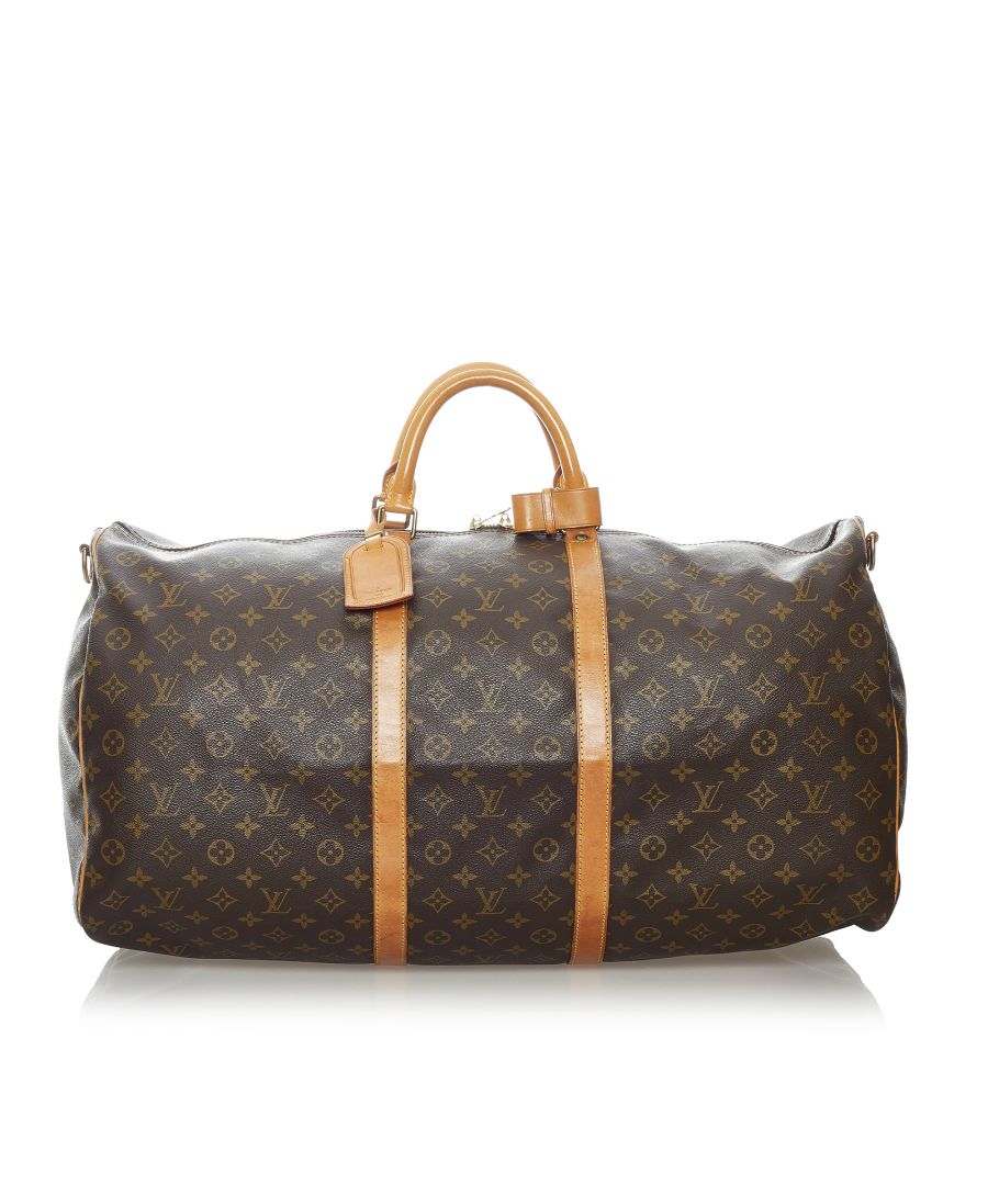 Image for Vintage Louis Vuitton Monogram Keepall Bandouliere 60 Brown