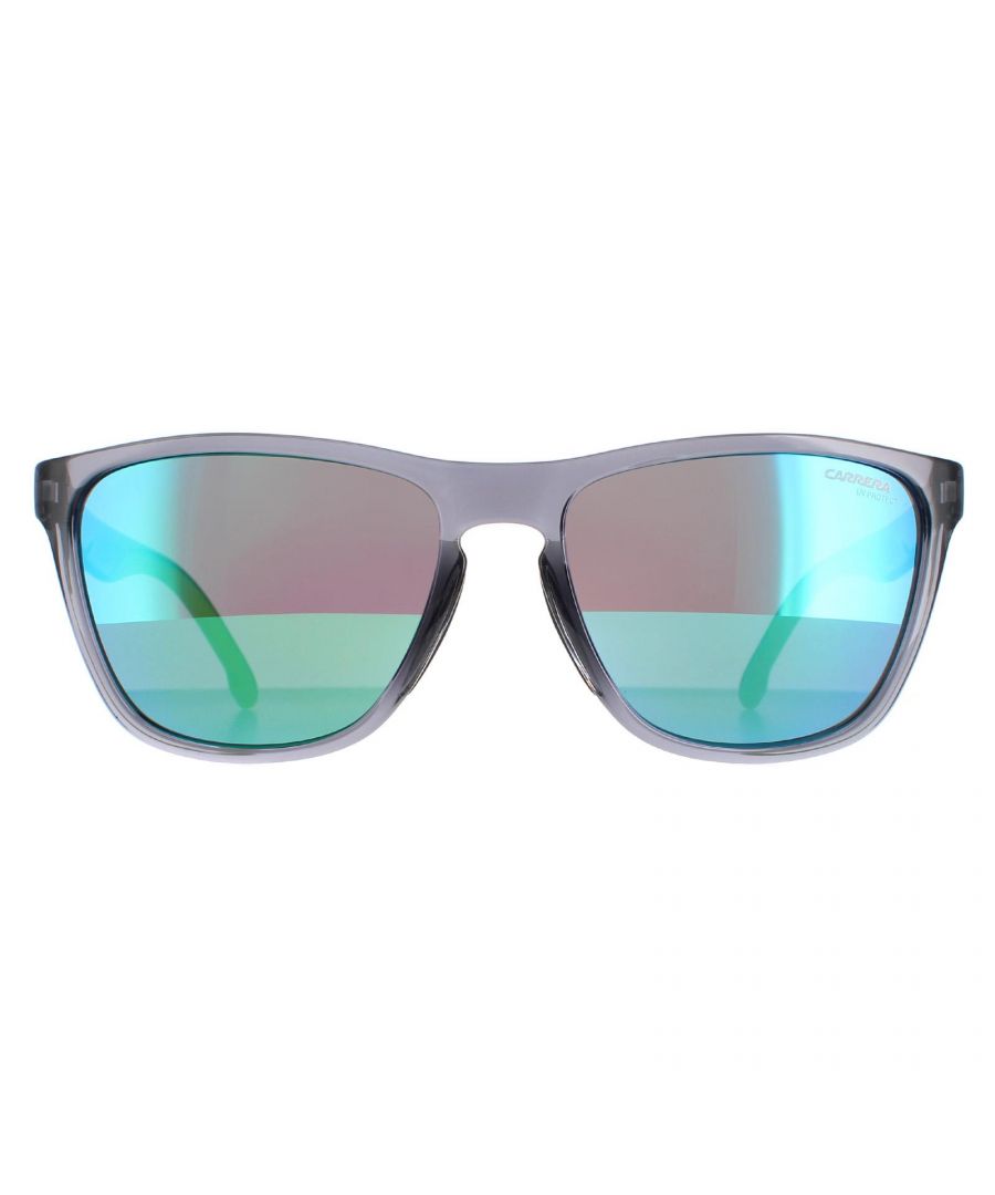 Carrera Square Unisex Grey Green Multilayer Mirror 8058/S - One Size