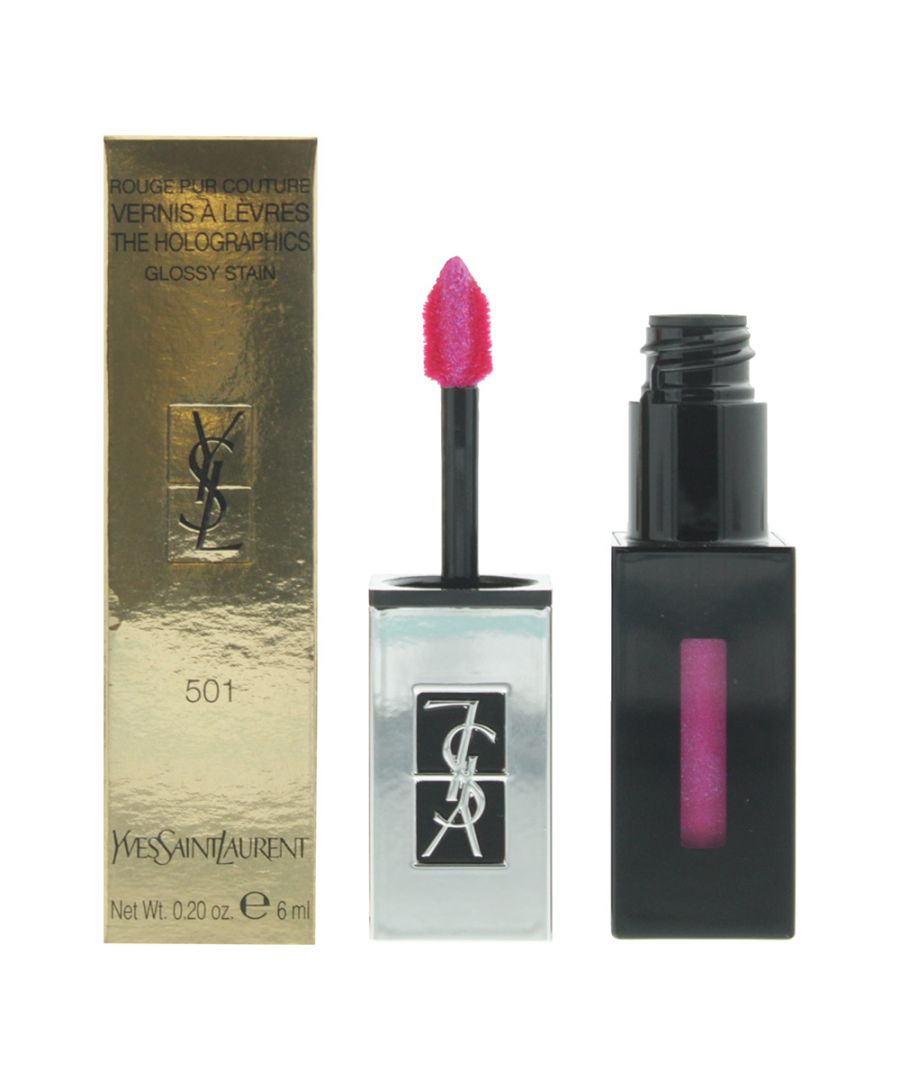 Image for Yves Saint Laurent Couture The Holographics Glossy Stain 501 Arcade Pink Lip Stain 6ml
