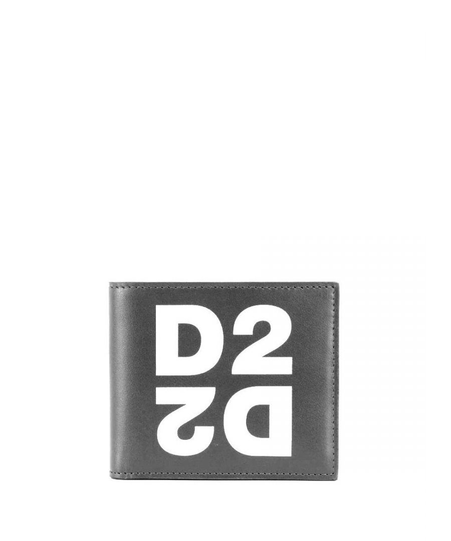 Dsquared2 Mirror Logo Bi-fold Wallet Black