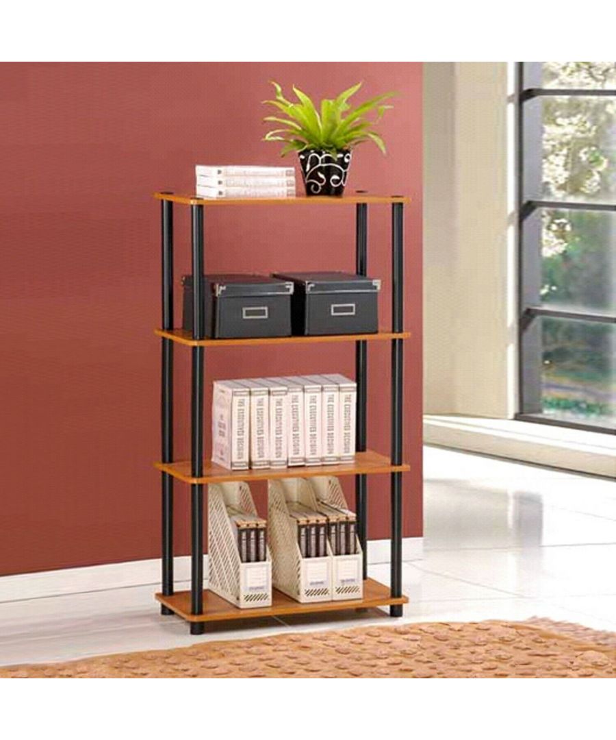 - Furinno Turn-N-Tube Series storage shelves comes in 2-3-4-5-Tiers and variety of width and depth. \n- It is proven to be the most popular RTA furniture due to its functionality, price, and the no hassle assembly.\n- There are no screws involved, thus it is totally safe to be a family project. Just turn the tube to connect the panels to form a storage shelf. \n- Care instructions: Wipe clean with clean damped cloth. Avoid using harsh chemicals.