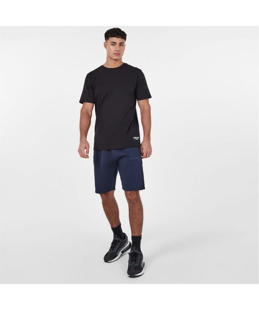 If you're searching for the ultimate shorts that provide comfort as well as classic style, then look no further than Everlast. This jersey pair is designed with elasticated waistband and contrast taped panelling at the sides for a contemporary twist to the athleisure look.