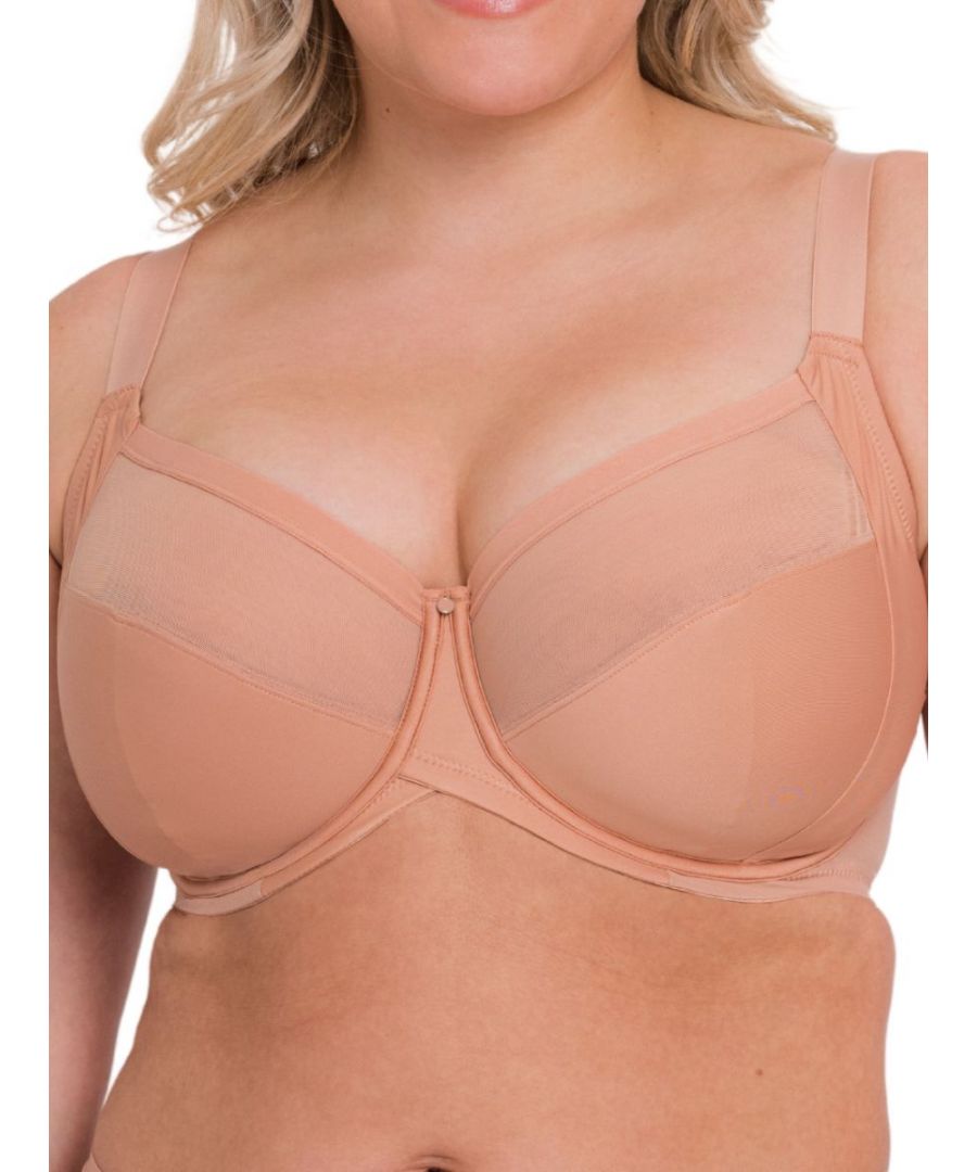 Curvy Kate Womens WonderFully Full Cup Bra - Beige Polyamide - Size 32JJ