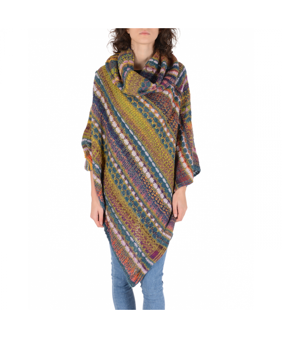 By: Missoni- Details: PO74WMD67670003- Color: Multicolor - Composition: 32%WO + 29%PC + 20%WM + 19%PA - Measures: 65X65 cm - Made: ITALY - Season: FW