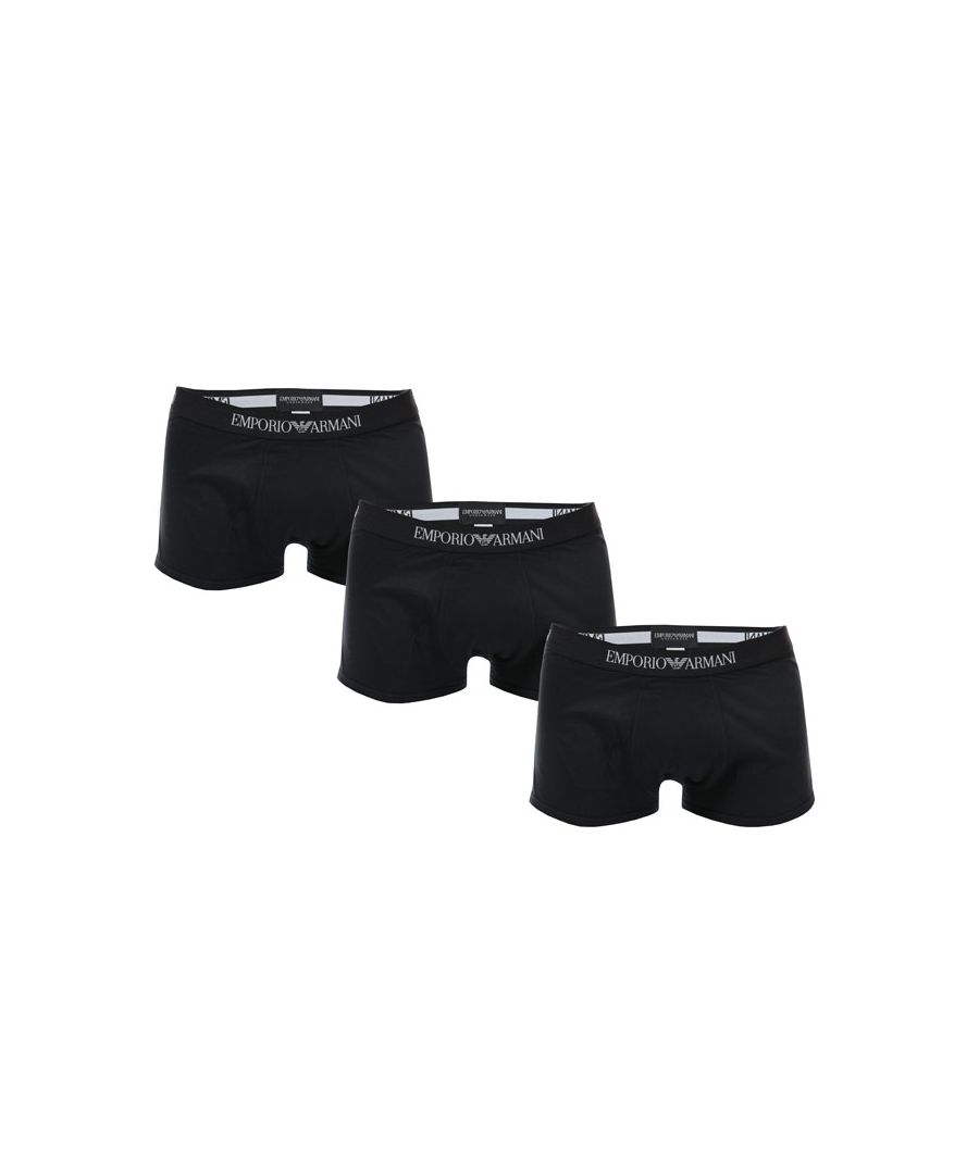 Armani boxershort voor heren, 3-pack, zwart