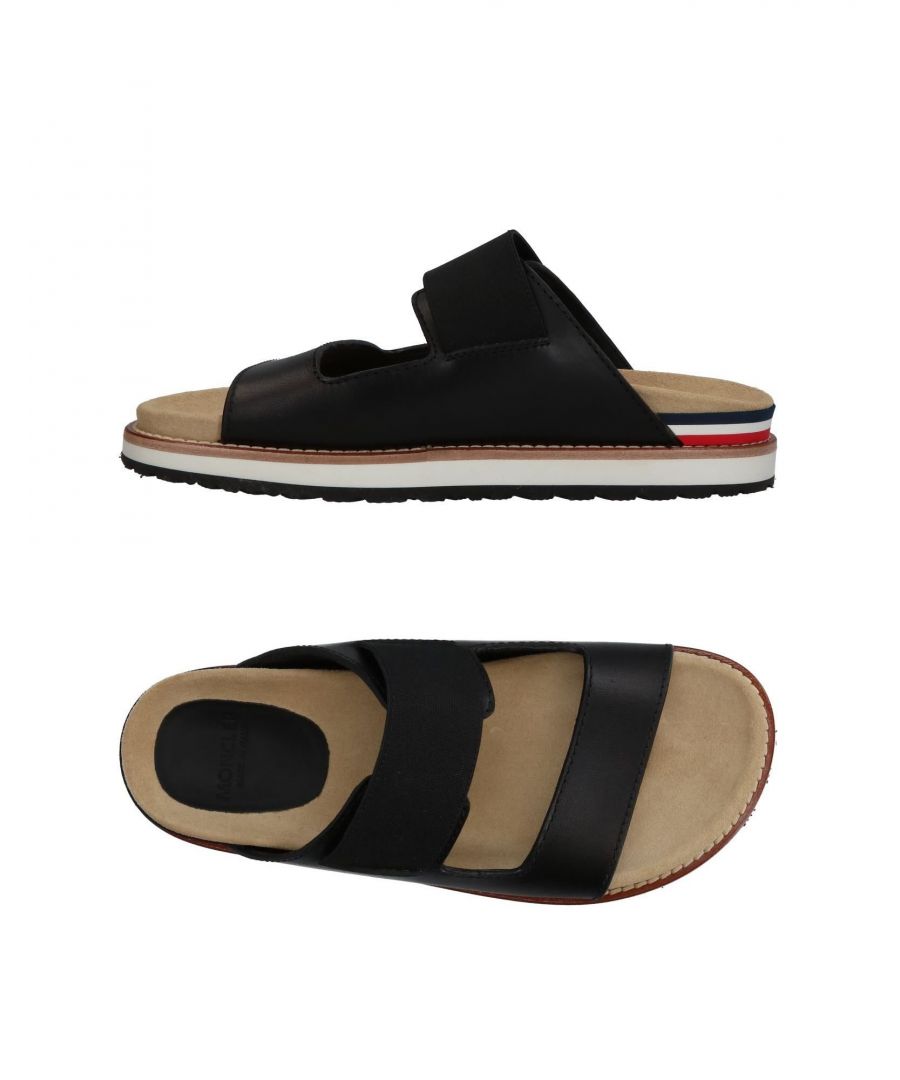 Image for Moncler Women's Sandals Black Leather