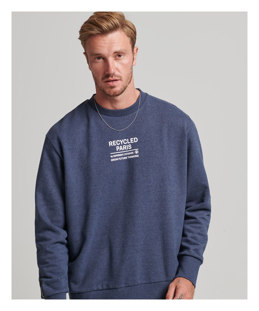 Superdry Recycled City sweatshirt met ronde hals