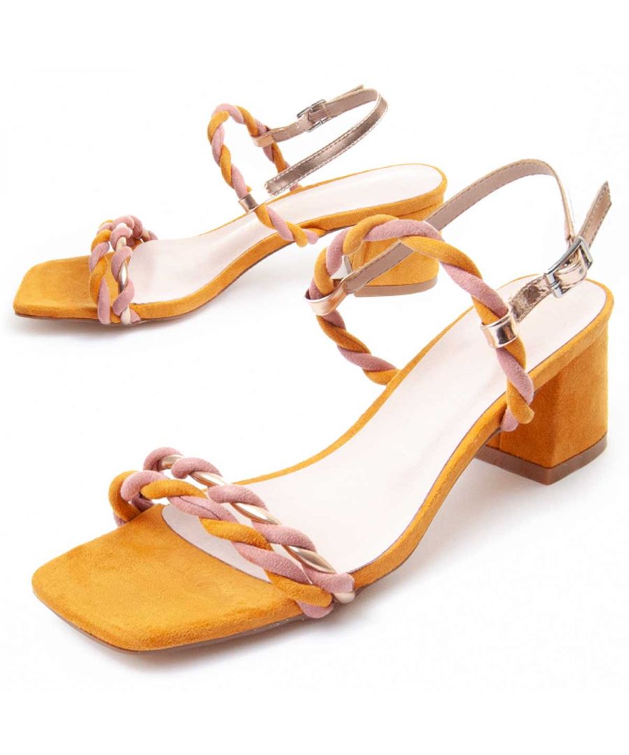 Montevita Heel Sandal Curier In Amarillo