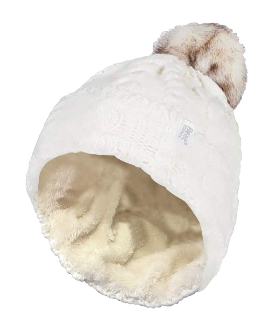 Heat Holders - Thermische pomponhoed voor dames - Room