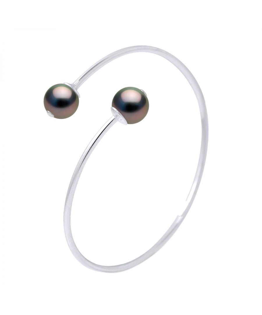 Image for DIADEMA - Bracelet - You & Me - Silver - 2 Real Tahitian Pearls