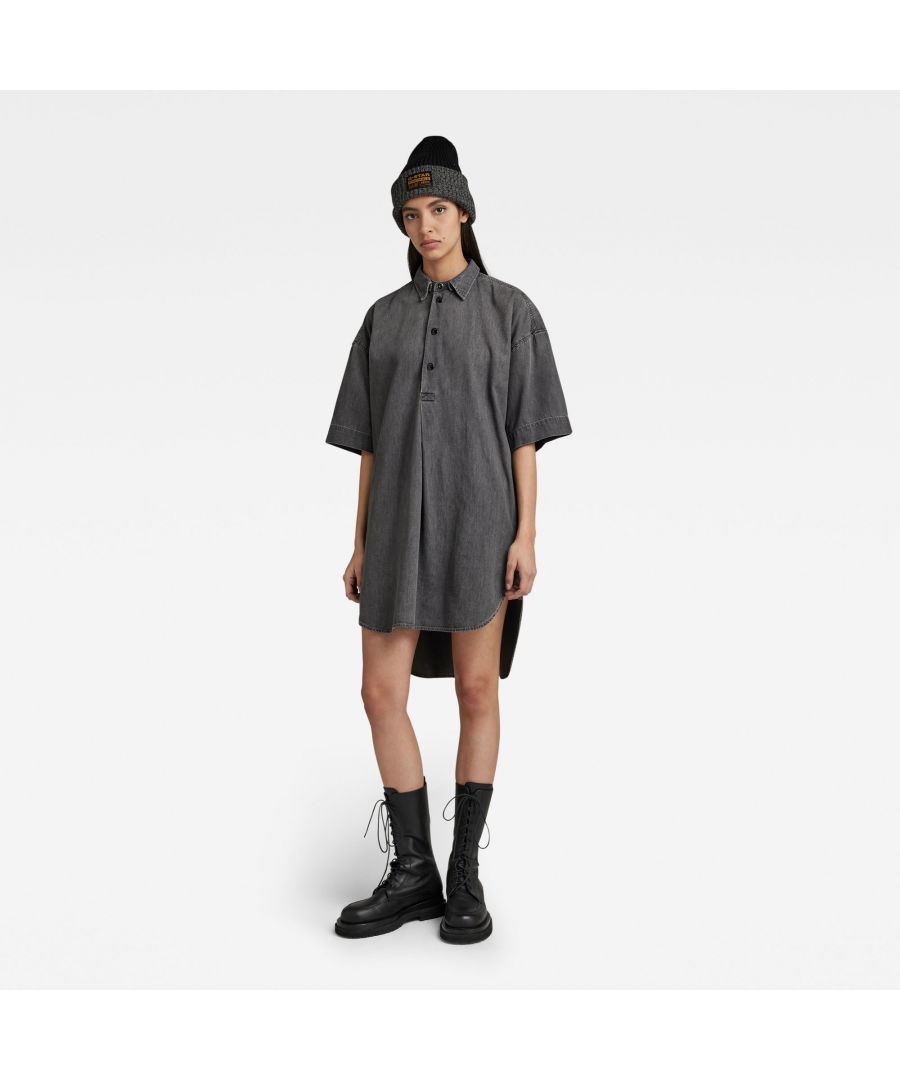 Women's Shirt Dress|Grey|XS