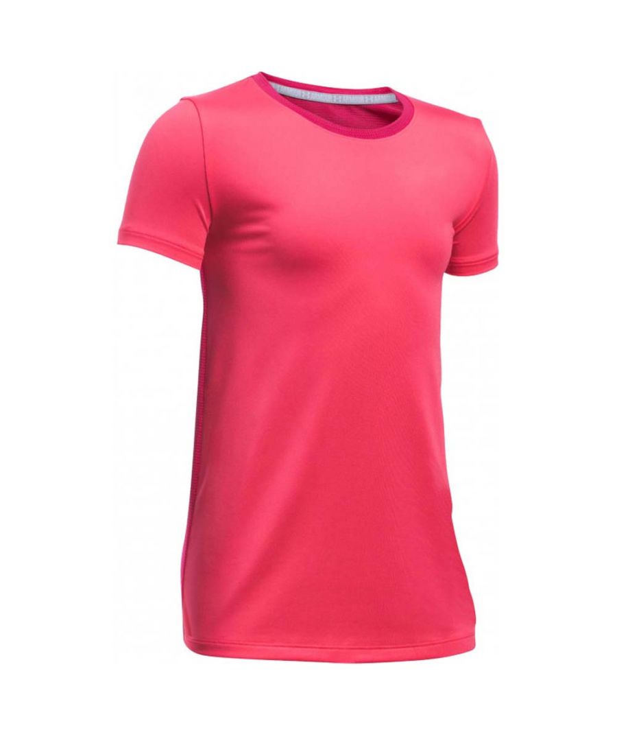 Image for Under Armour Girls Short Sleeve T-Shirt Pink
