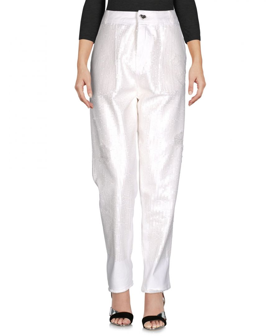 Image for DENIM Woman Twin-Set Jeans White Cotton