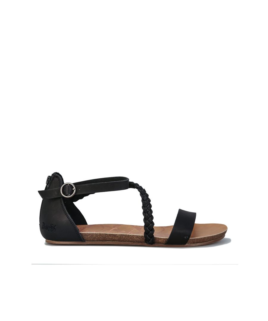 Zwarte Blowfish Malibu Grange-sandalen voor dames