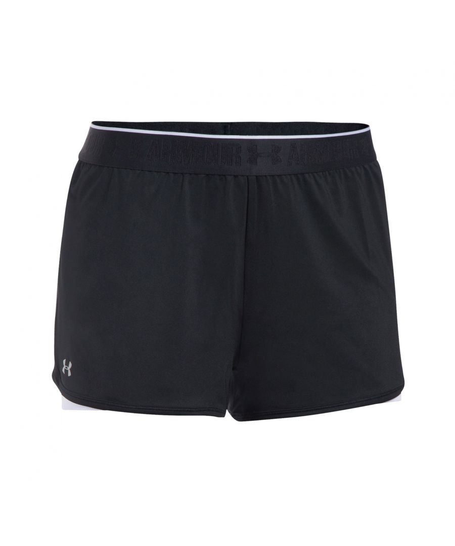 Image for Under Armour HeatGear Armour 2-in-1 Womens Short Black