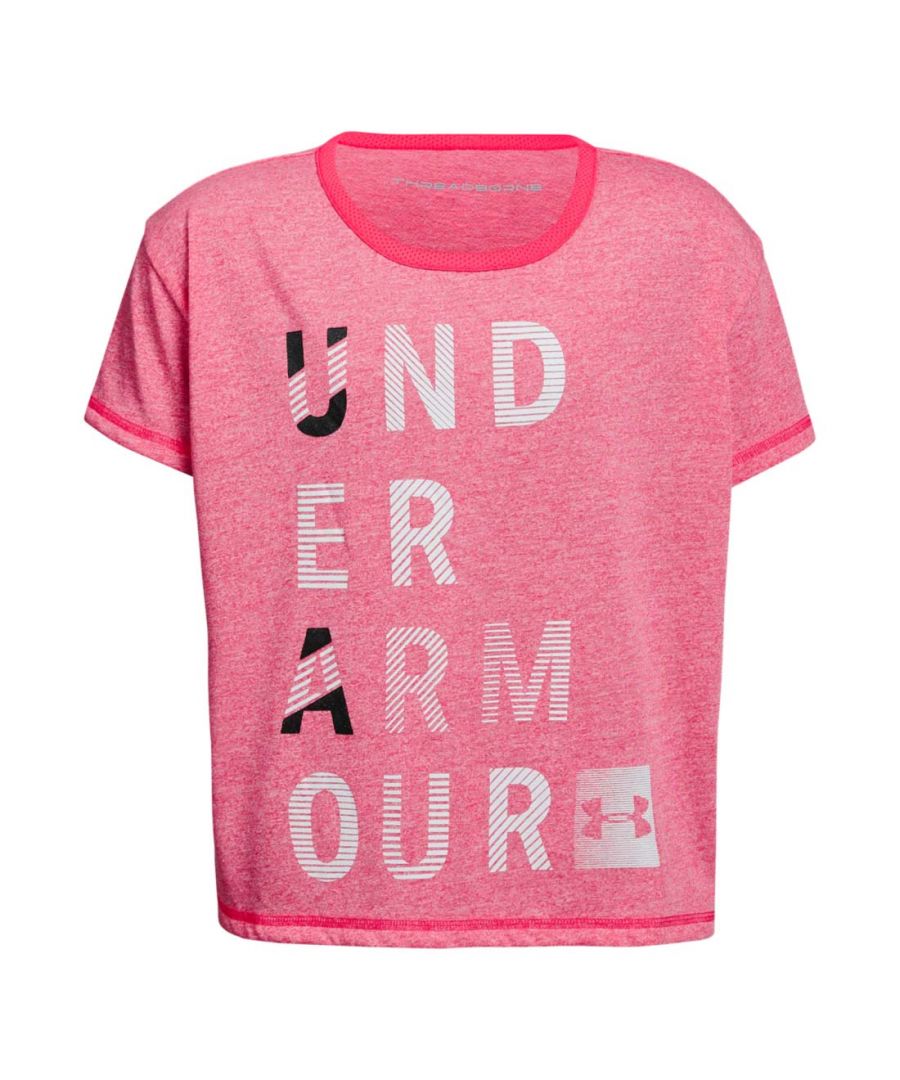 Image for Under Armour Threadbourne Girls T-Shirt Pink