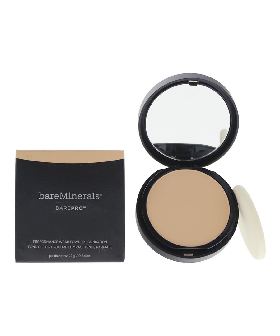 Bare Minerals Barepro Performance Wear 03 Champagne Powder Foundation is a matte foundation that stays right where you apply it for12hours. A vegan friendly and formulated with 90% natural ingredients. Both buildable and breathable that boots your skins clarity and same time reducing pore appearance.