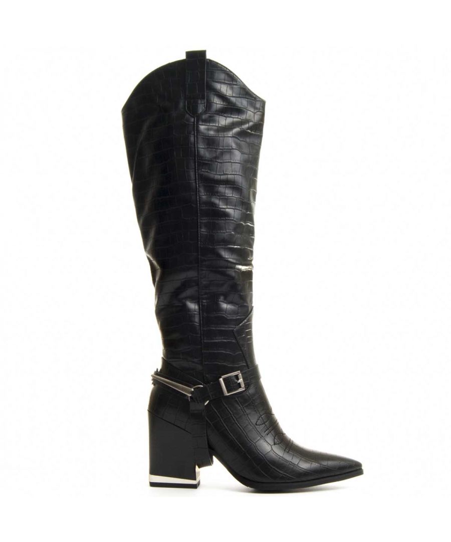 Image for Montevita Laddy Knee High Boot in Black