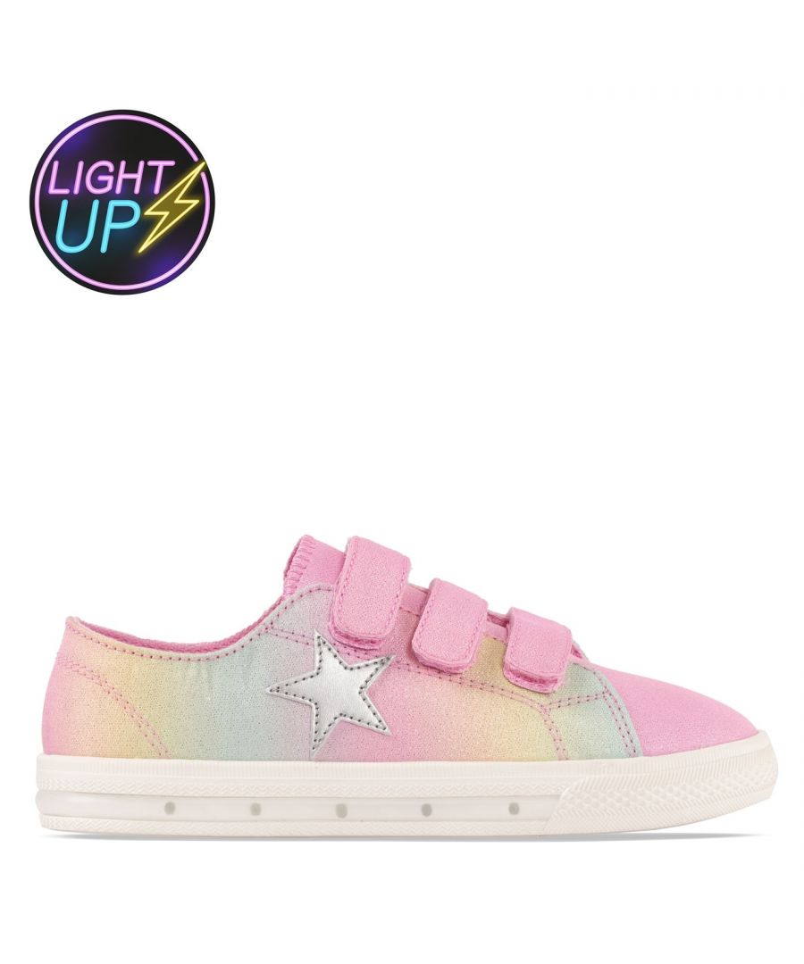 Fabric Flash Canvas Trainers Childrens - These Fabric Flash Canvas Trainers are crafted with touch closure fastening and a padded ankle collar for a secure, locked in fit. They feature a cushioned insole for comfort and moulded sole for grip. These trainers are designed with light up detailing and are complete with Fabric branding.  > Trainers > Touch closure fastening > Padded ankle collar > Cushioned insole > Moulded sole > Light up detail > Fabric branding