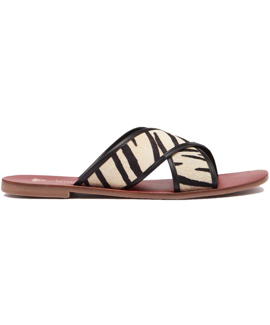 Image for Joules Womens Maywell Slip On Leather Slider Sandals