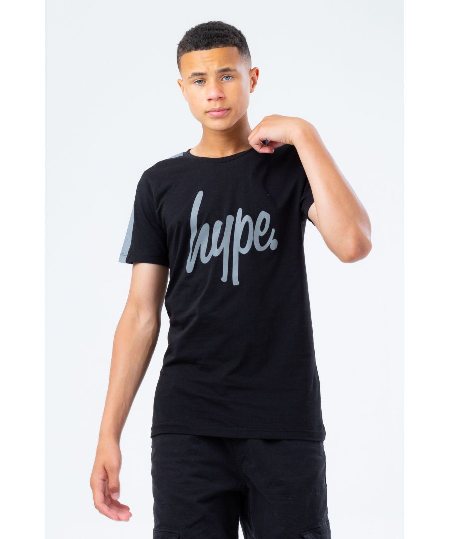 Image for Hype Reflective Side Stripe Kids T-Shirt