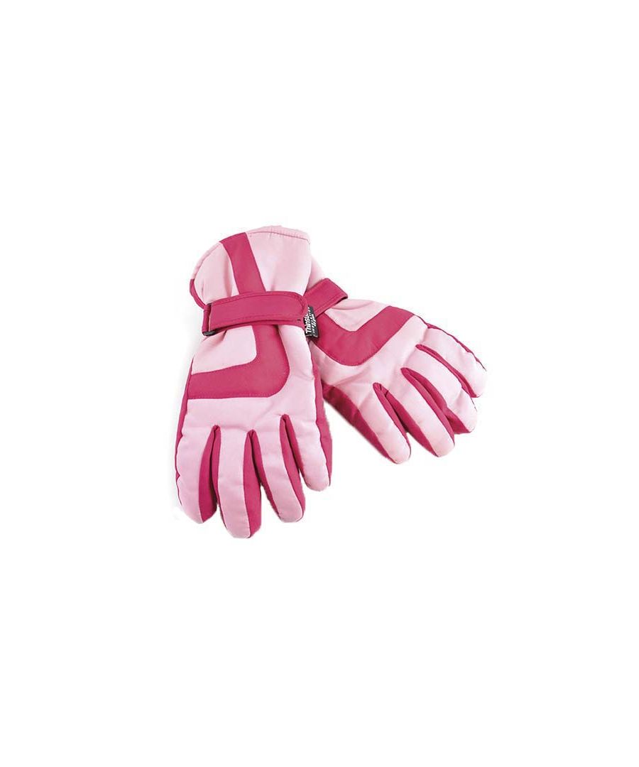 Thinsulate Boy's Thermal Waterproof Ski Gloves|Size: 10-11 Years|pink