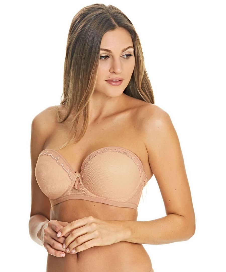 Freya Womens Idol Allure Moulded Strapless Bra - Beige - Size 32B