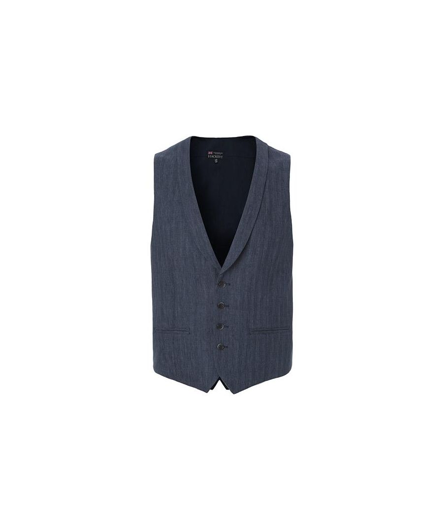 - Sleeveless- Collar- Button Up- Refer to size charts for measurements42R